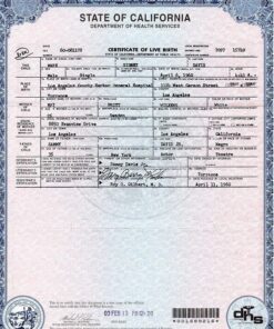Buy Original Birth Certificates