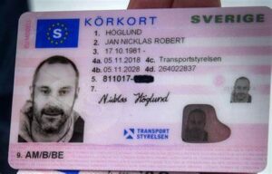 swediah license